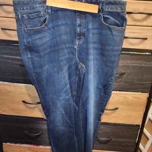 Lane Bryant Dark Blue Denim Jeans